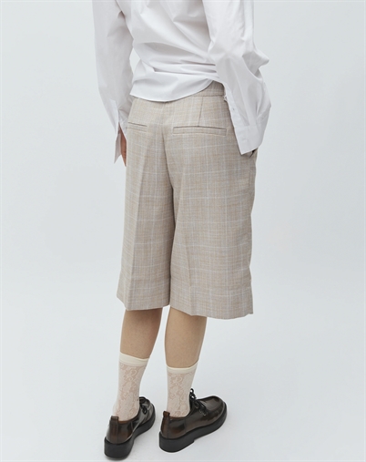 Mbym - Brecan-M Shorts - Beige Check